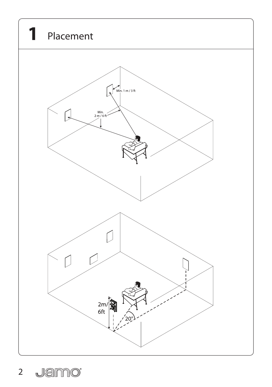 JAMO IW 626 LCR FG User Manual | Page 2 / 24