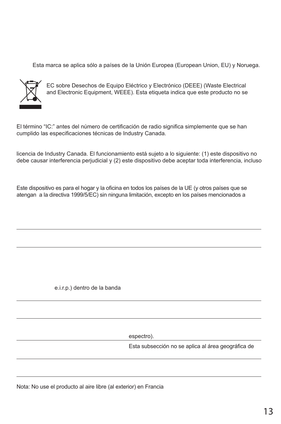 JAMO WK 200 User Manual | Page 13 / 72