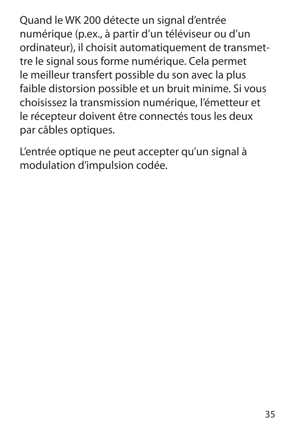 JAMO WK 200 User Manual | Page 35 / 72