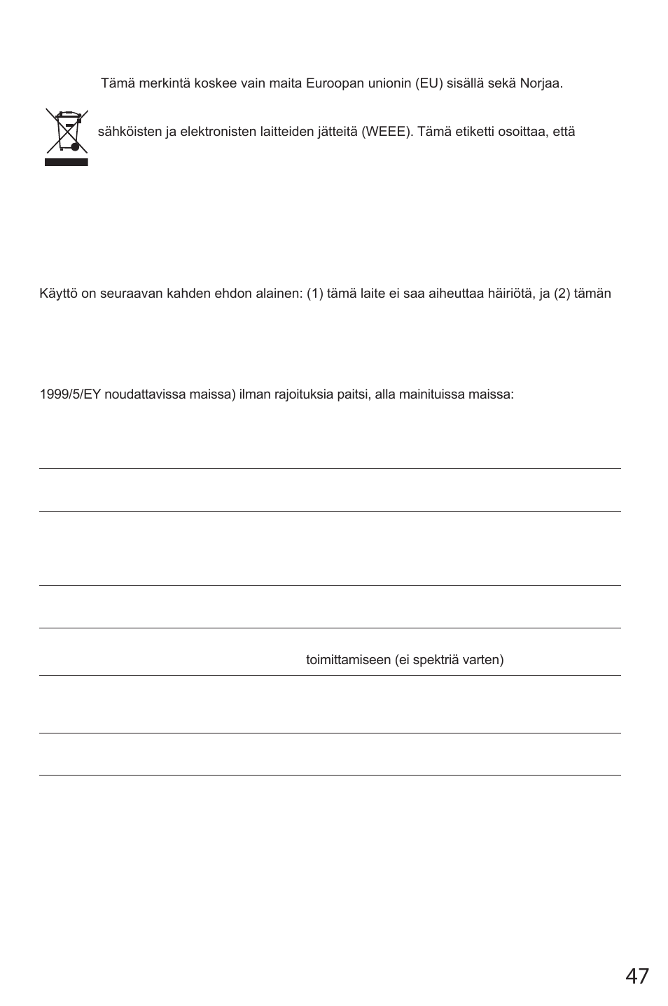 JAMO WK 200 User Manual | Page 47 / 72