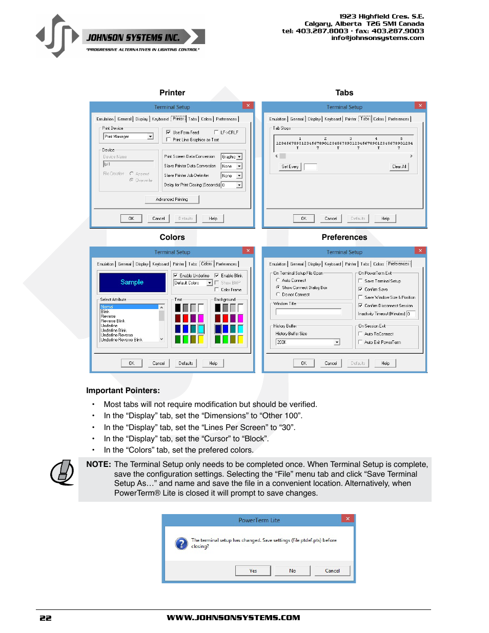 Johnson Systems DMX 6-PORT MERGER User Manual | Page 22 / 26