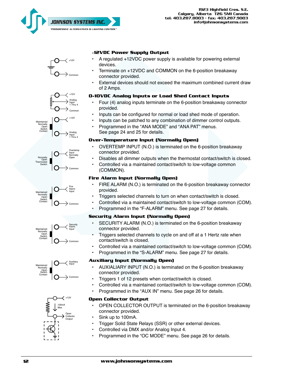 Johnson Systems EDI-120 Control Retrofit User Manual | Page 12 / 36