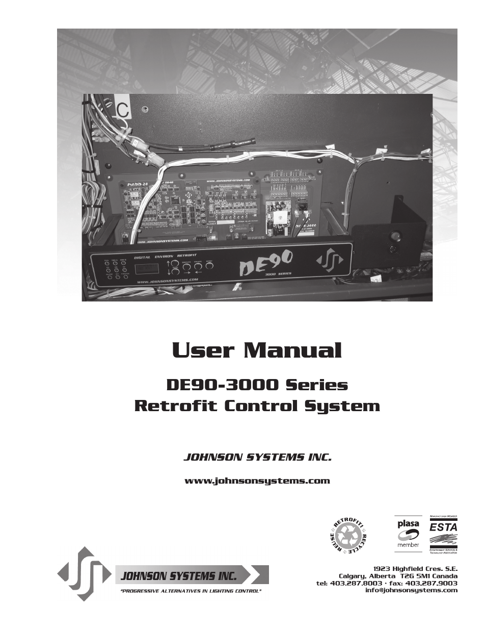 Johnson Systems DE90-3000 Series Retrofit Control System User Manual | 40 pages