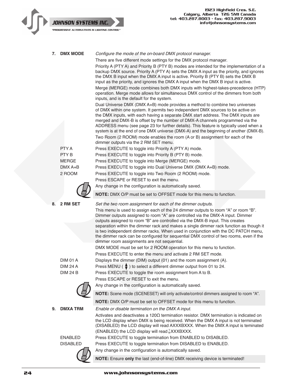 Johnson Systems DE90-3000 Series Retrofit Control System User Manual | Page 24 / 40