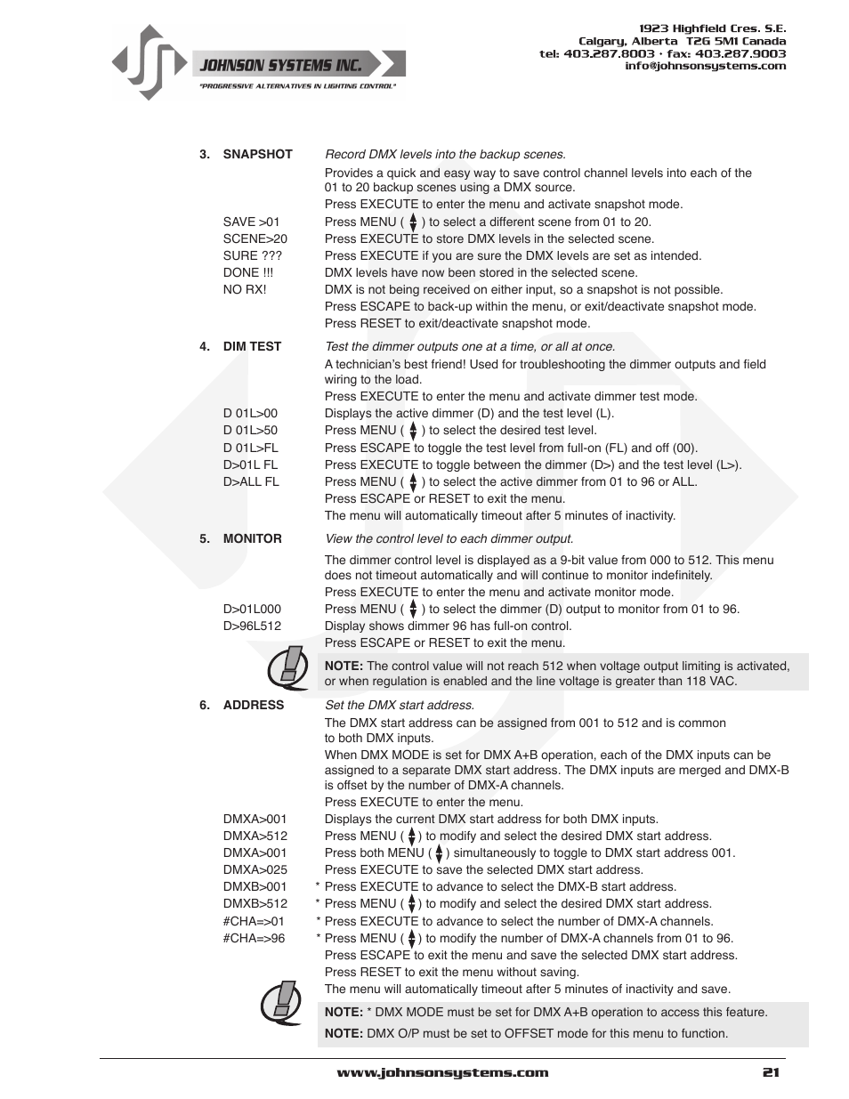 Johnson Systems CD-3000 Series Retrofit Control System User Manual | Page 21 / 38