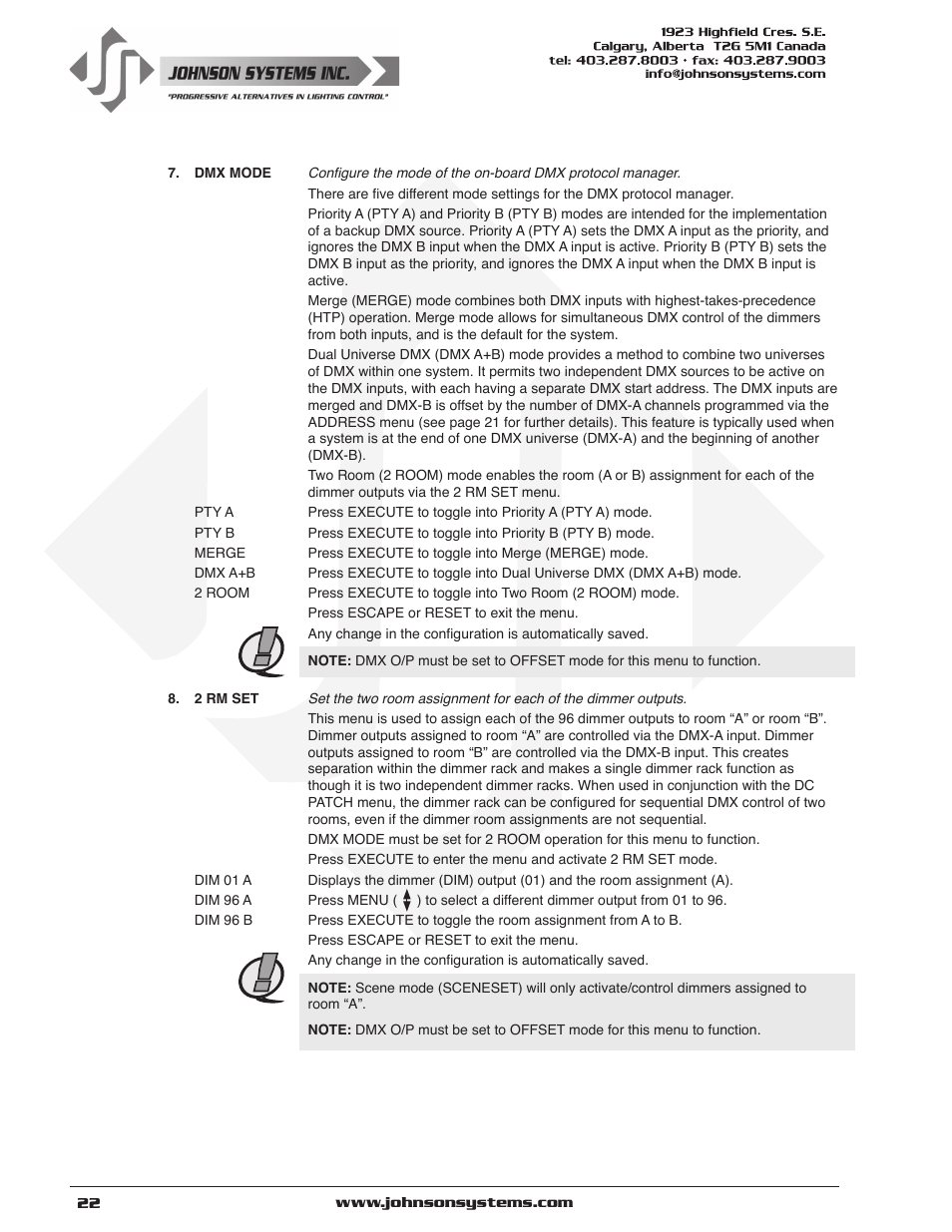 Johnson Systems CD-3000 Series Retrofit Control System User Manual | Page 22 / 38