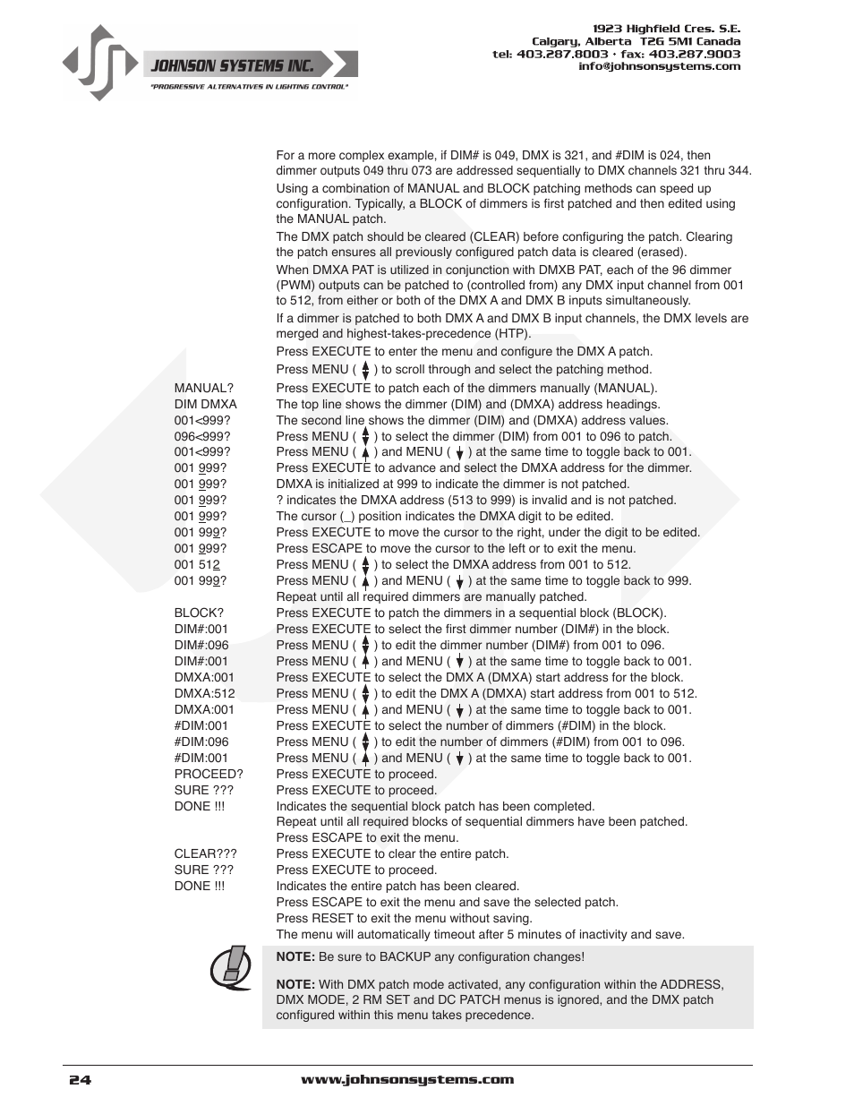 Johnson Systems CD-3000 Series Retrofit Control System User Manual | Page 24 / 38