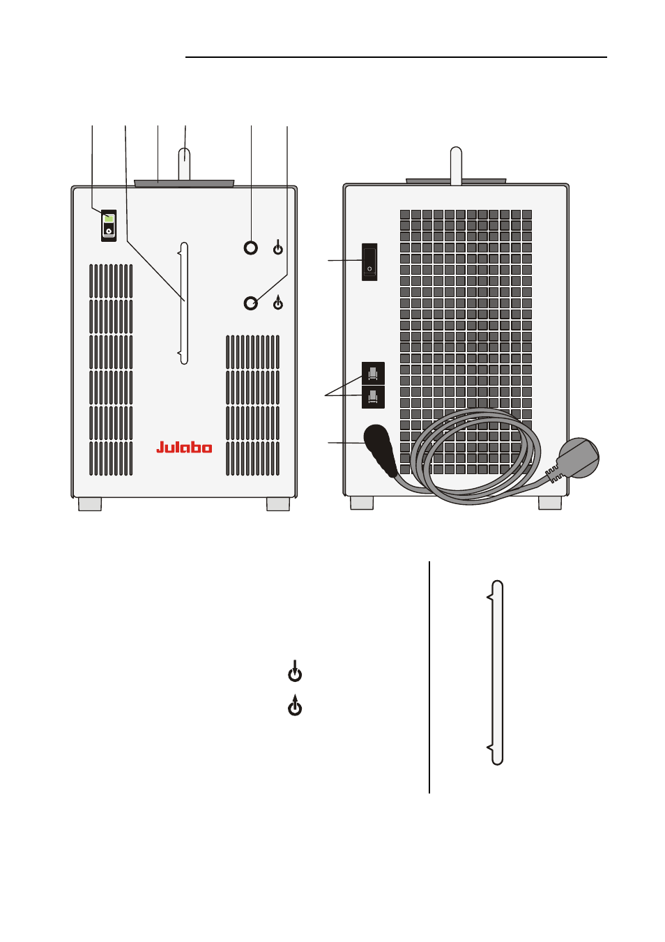 Max. min, Operating controls and functional elements | JULABO AWC100 Compact Recirculating Cooler User Manual | Page 11 / 15