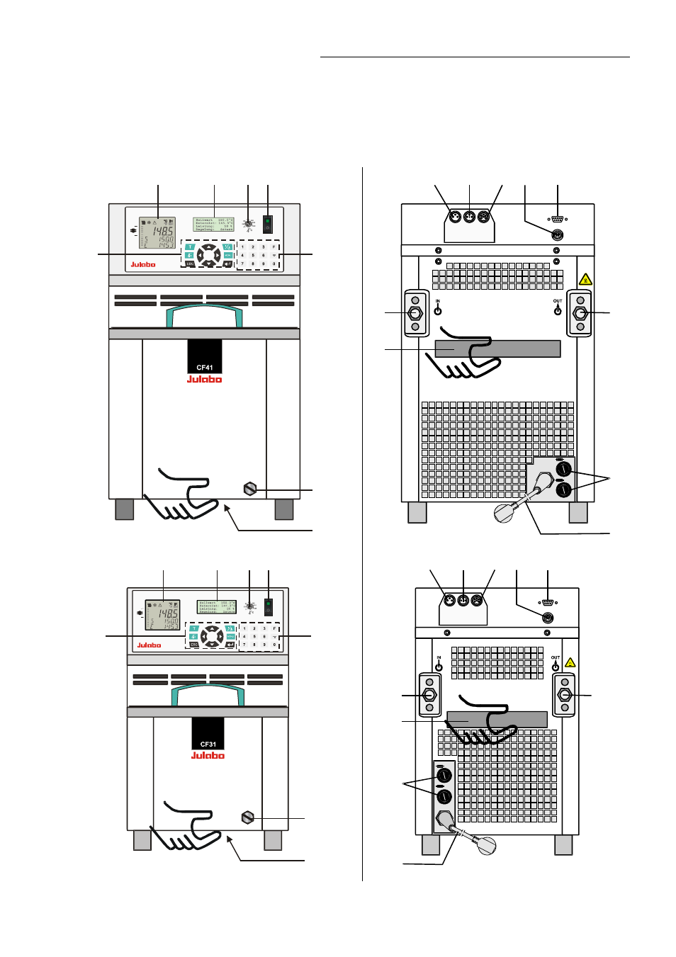 JULABO CF41 Cryo-Compact Circulators User Manual | Page 15 / 76