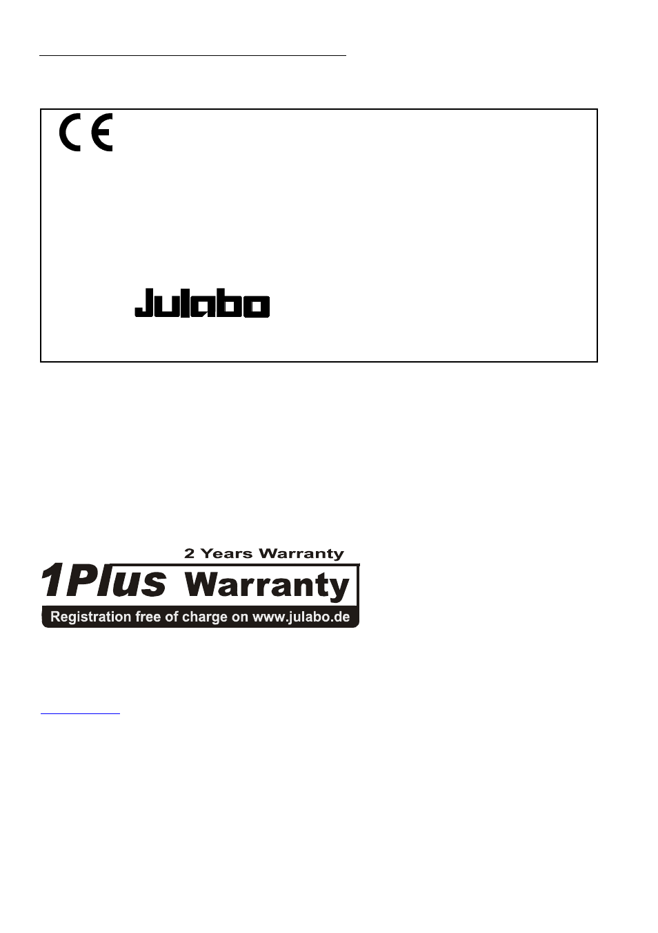 Ec conformity, Warranty conditions | JULABO CF41 Cryo-Compact Circulators User Manual | Page 8 / 76