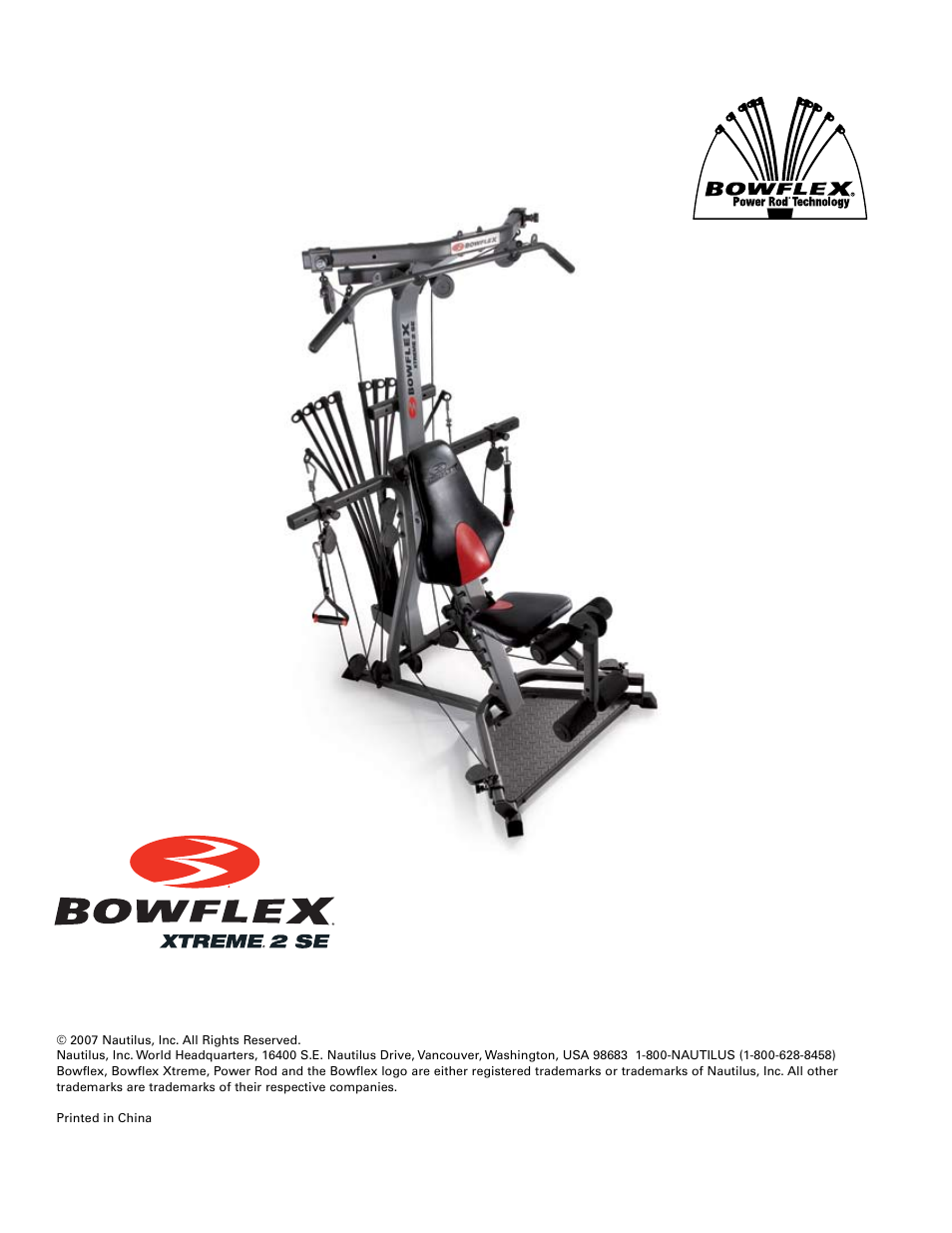 Bowflex Xtreme 2 SE User Manual | Page 92 / 92