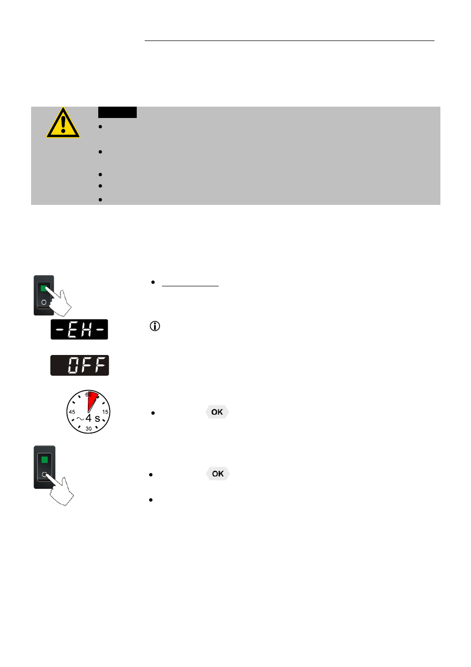 Operating procedures | JULABO EH-39 Open Bath Circulator User Manual | Page 21 / 28