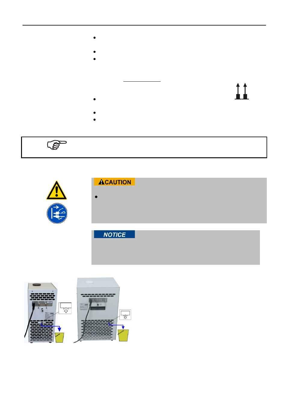 Draining | JULABO F1000 Recirculating Cooler User Manual | Page 31 / 35