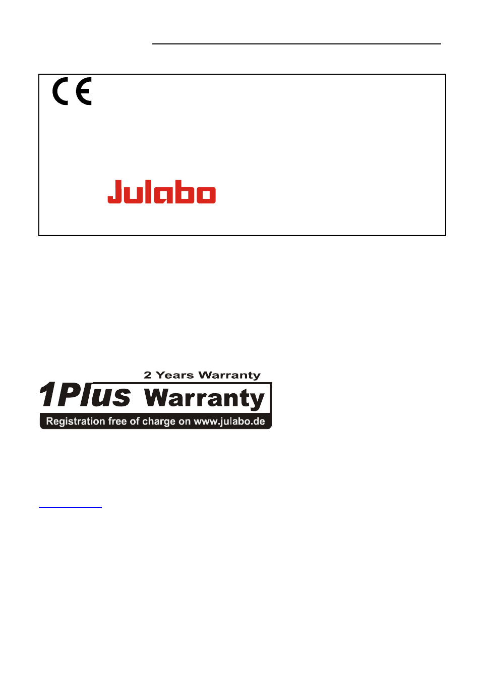 JULABO F26-ED Refrigerated / Heating Circulator User Manual | Page 7 / 26