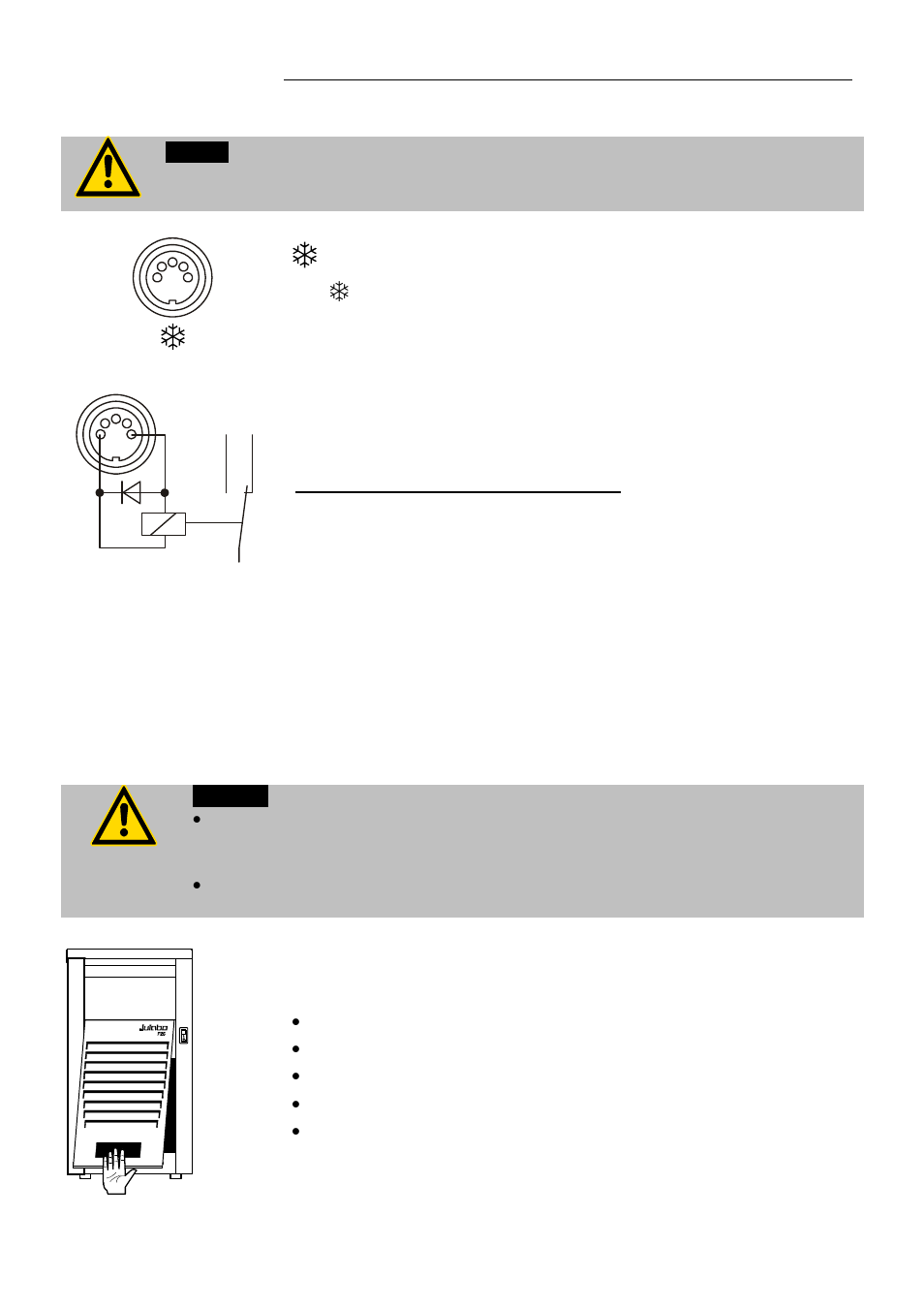 Electrical connections, Cleaning / repairing the unit | JULABO F34-EH Refrigerated and Heating Circulators User Manual | Page 31 / 32