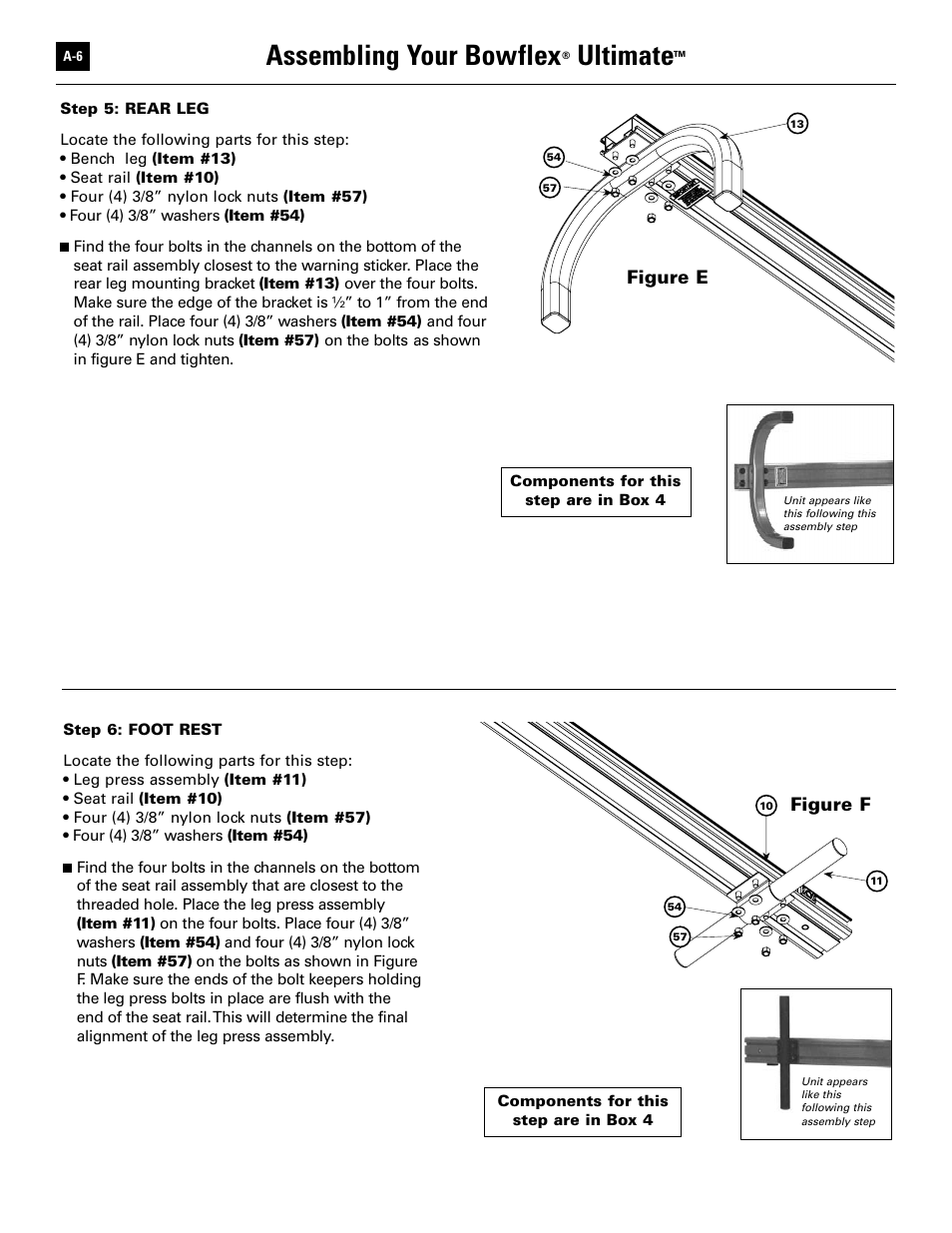 Assembling your bowflex, Ultimate | Bowflex Ultimate User Manual | Page 94 / 110