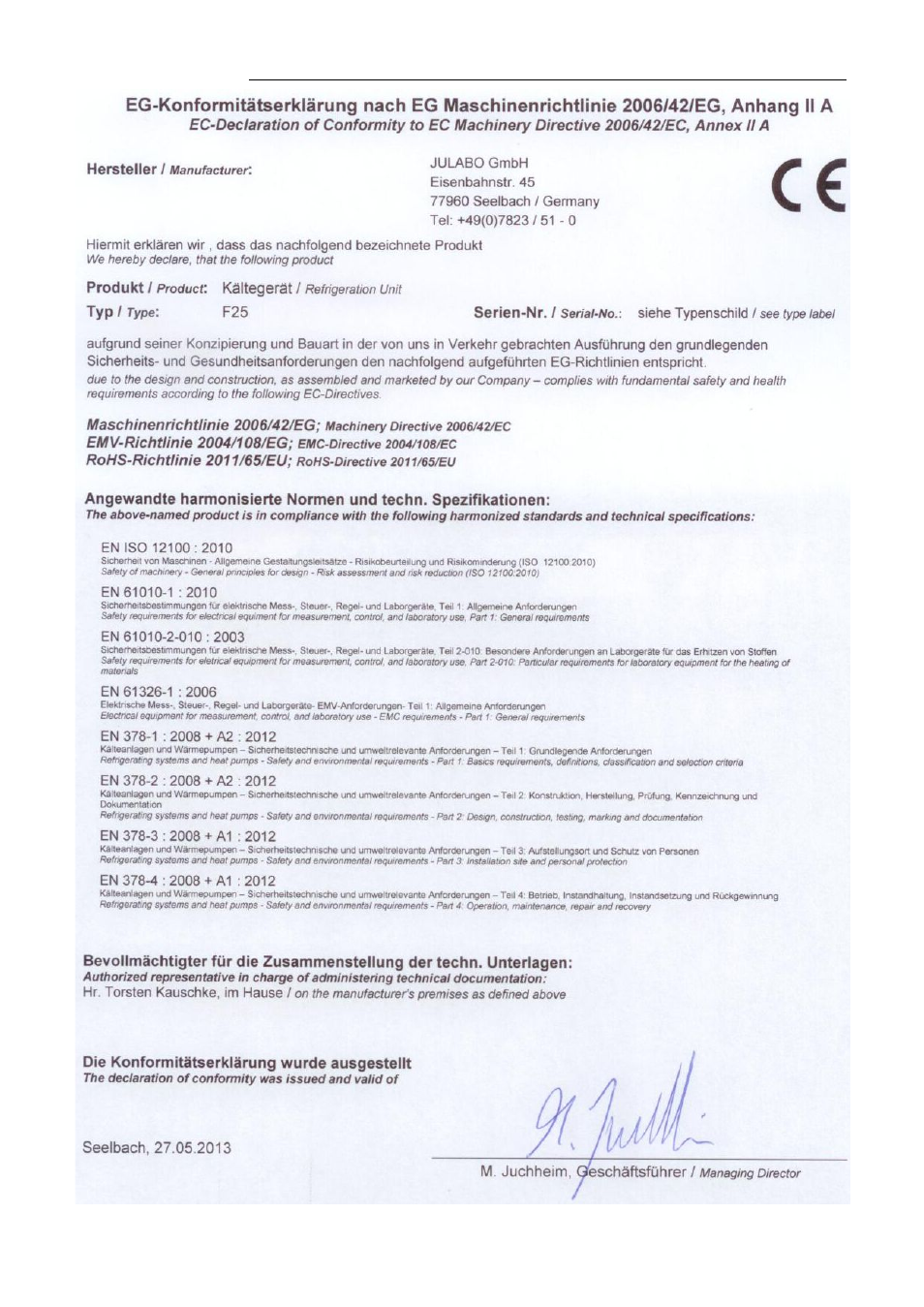 JULABO FPW50-MA Refrigerated and Heating Circulators User Manual | Page 11 / 65