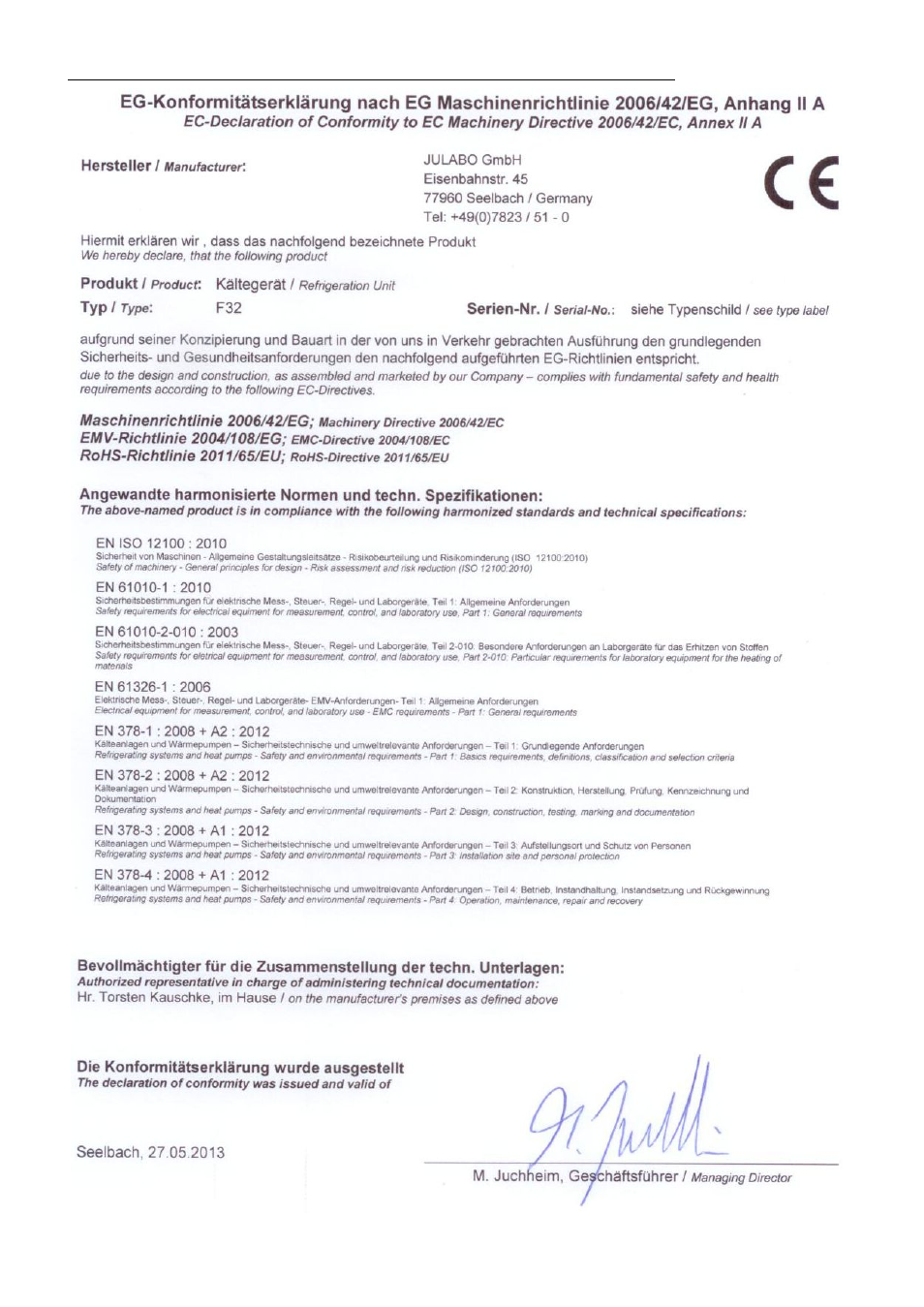 JULABO FPW50-MA Refrigerated and Heating Circulators User Manual | Page 12 / 65