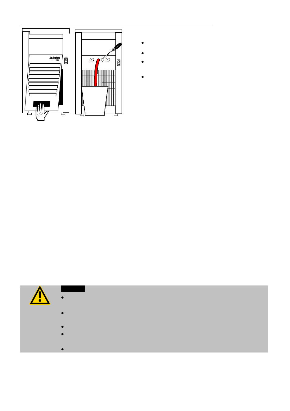 Operating procedures, Power connection | JULABO FPW50-MA Refrigerated and Heating Circulators User Manual | Page 34 / 65