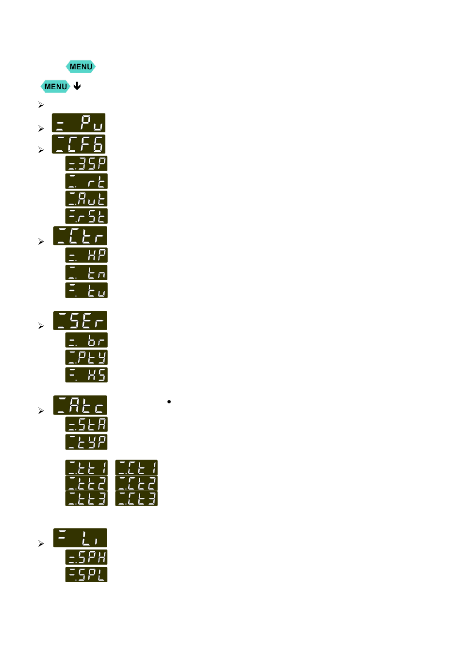Menu functions | JULABO FPW50-MA Refrigerated and Heating Circulators User Manual | Page 43 / 65