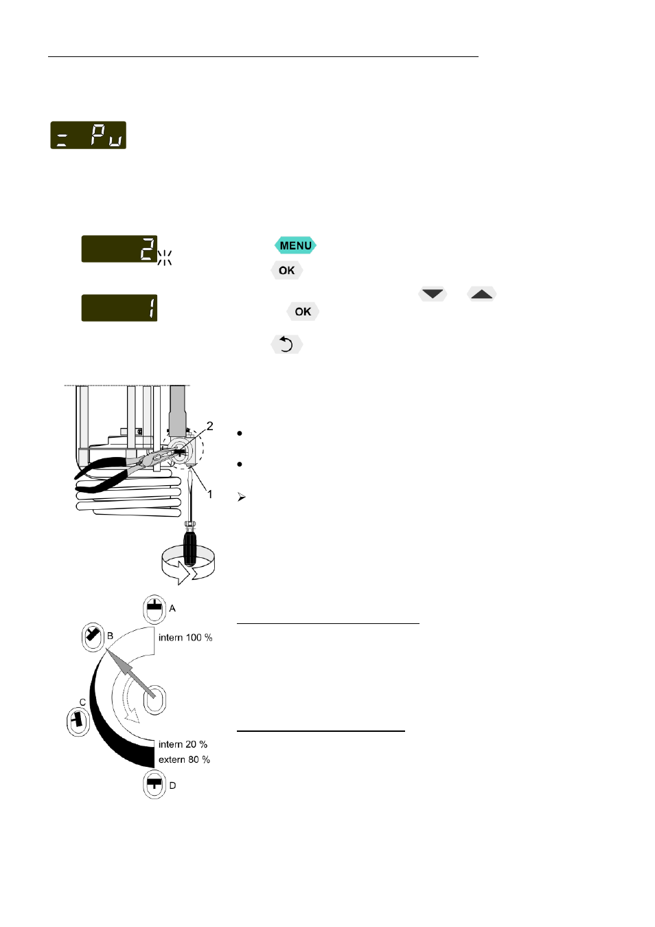 Menu pump – setting of pump pressure | JULABO FPW50-MA Refrigerated and Heating Circulators User Manual | Page 44 / 65