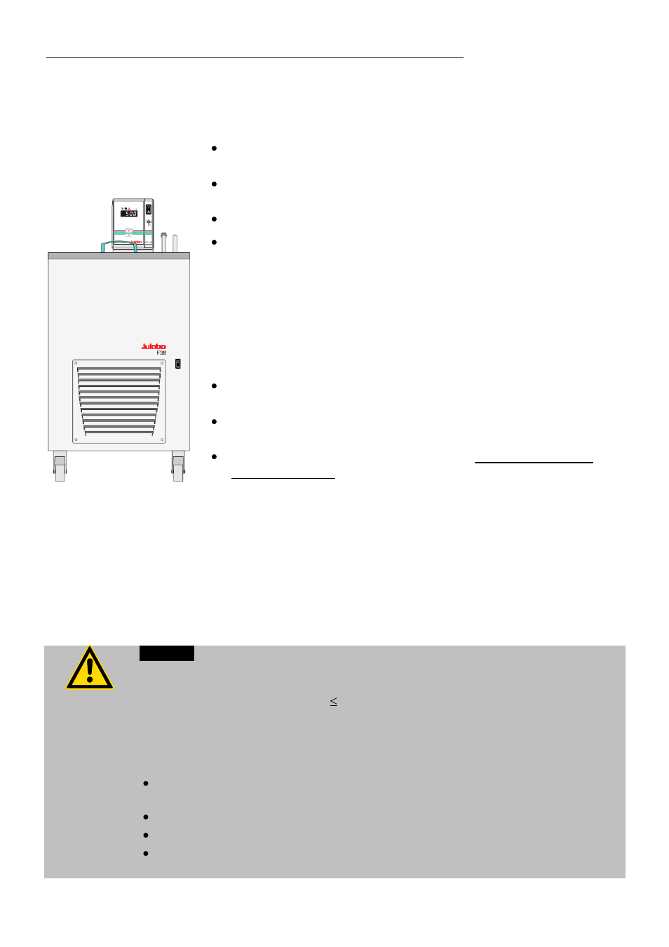 Preparations | JULABO F38-EH Refrigerated and Heating Circulators User Manual | Page 16 / 30