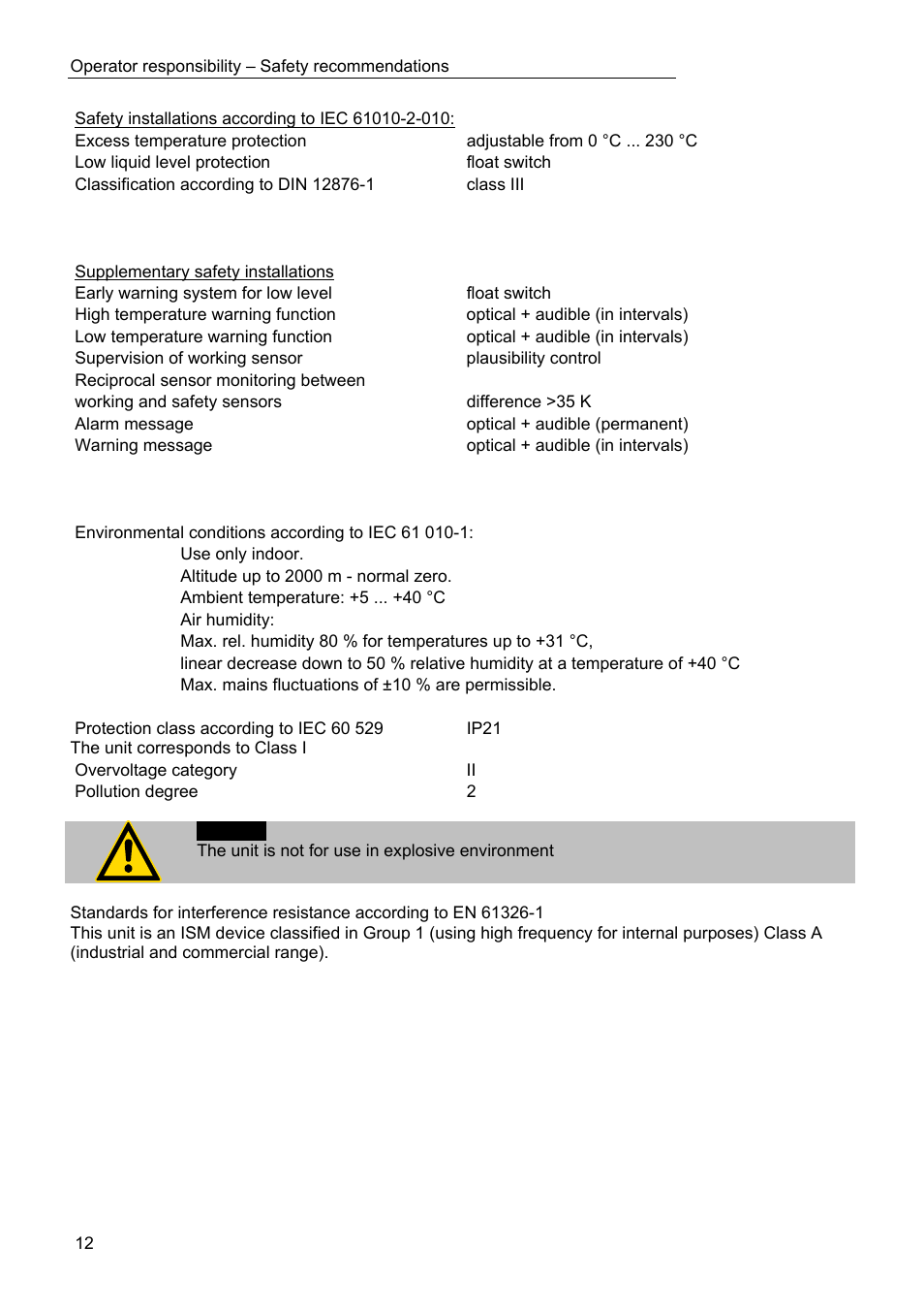 JULABO FPW50-ME Refrigerated and Heating Circulators User Manual | Page 12 / 66