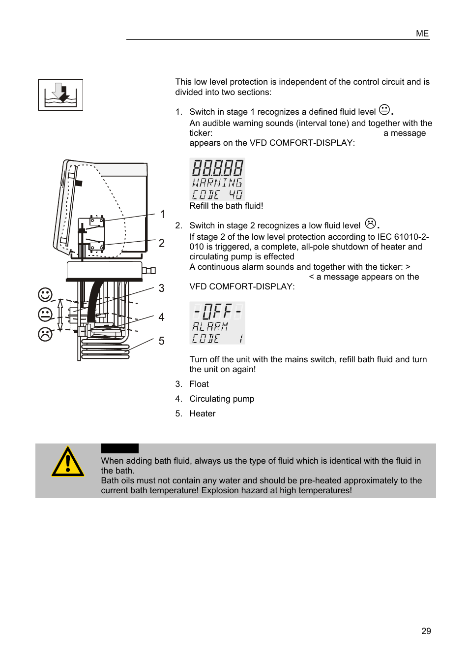 JULABO FPW50-ME Refrigerated and Heating Circulators User Manual | Page 29 / 66