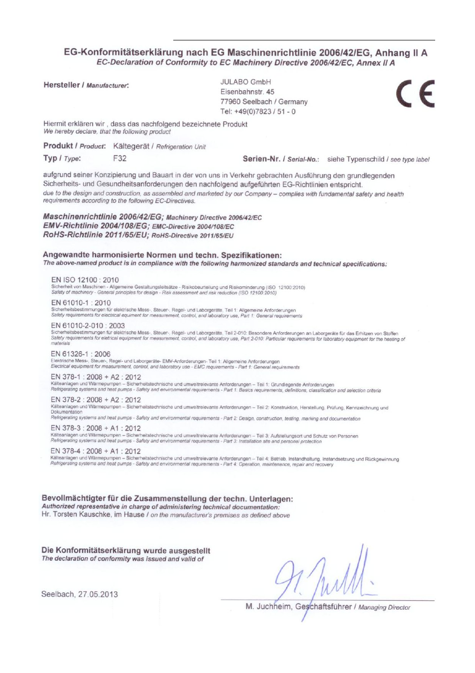 JULABO FPW50-HE Refrigerated and Heating Circulators User Manual | Page 11 / 86