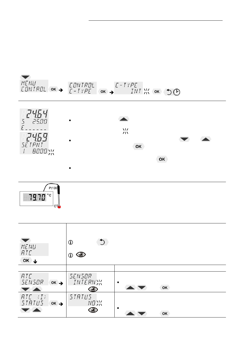 Example: 3-point calibration for internal control | JULABO FPW50-HE Refrigerated and Heating Circulators User Manual | Page 61 / 86