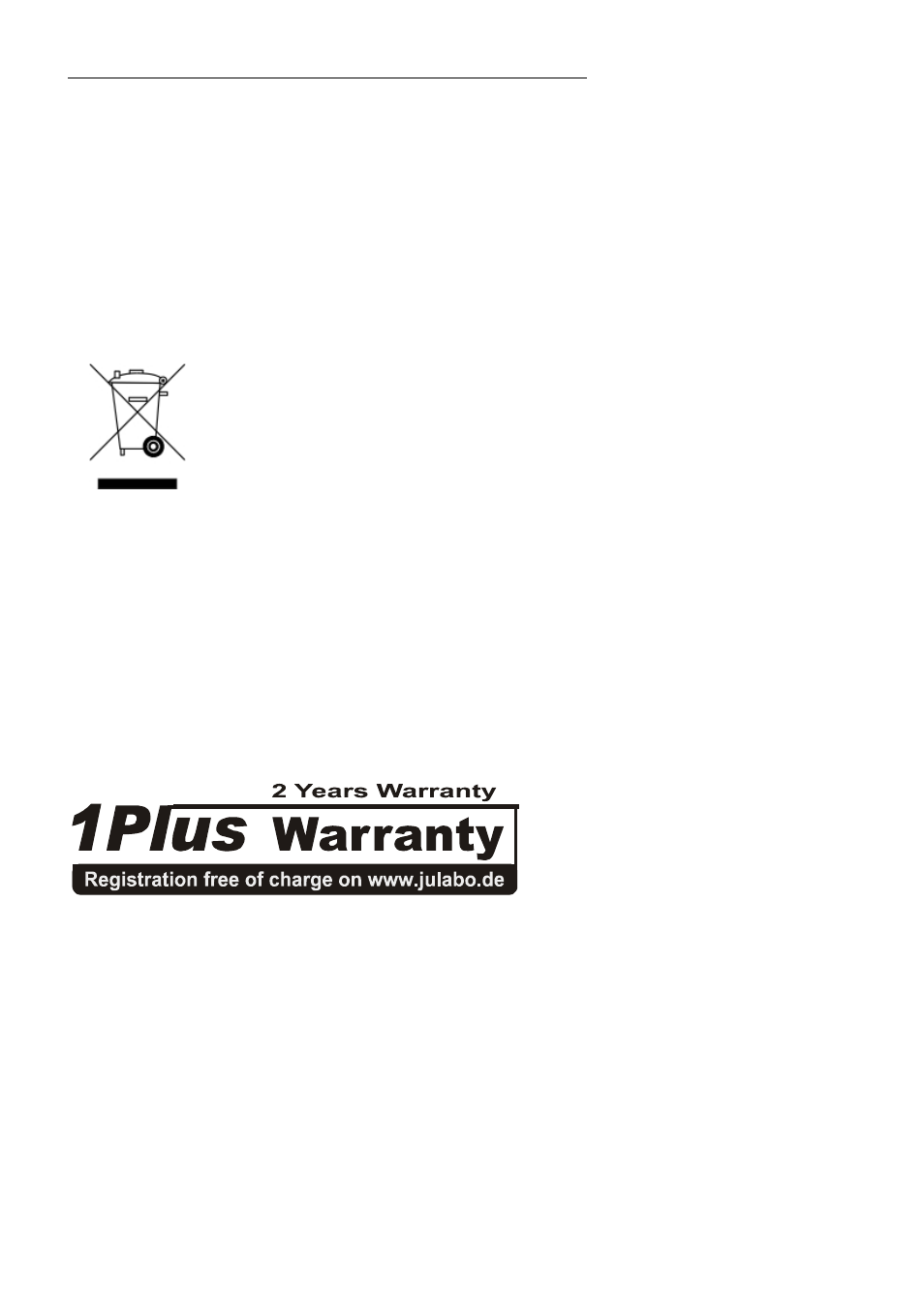Disposal, Warranty conditions | JULABO FPW50-HE Refrigerated and Heating Circulators User Manual | Page 8 / 86
