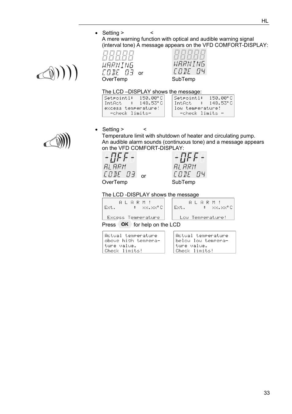 JULABO FPW50-HL Refrigerated Circulators User Manual | Page 33 / 94