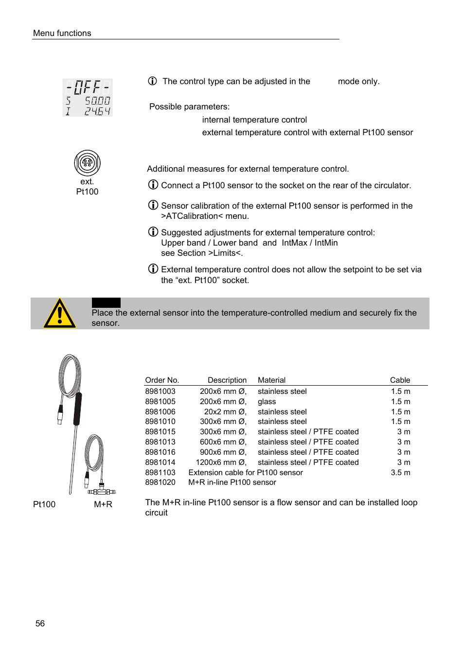 JULABO FPW50-HL Refrigerated Circulators User Manual | Page 56 / 94