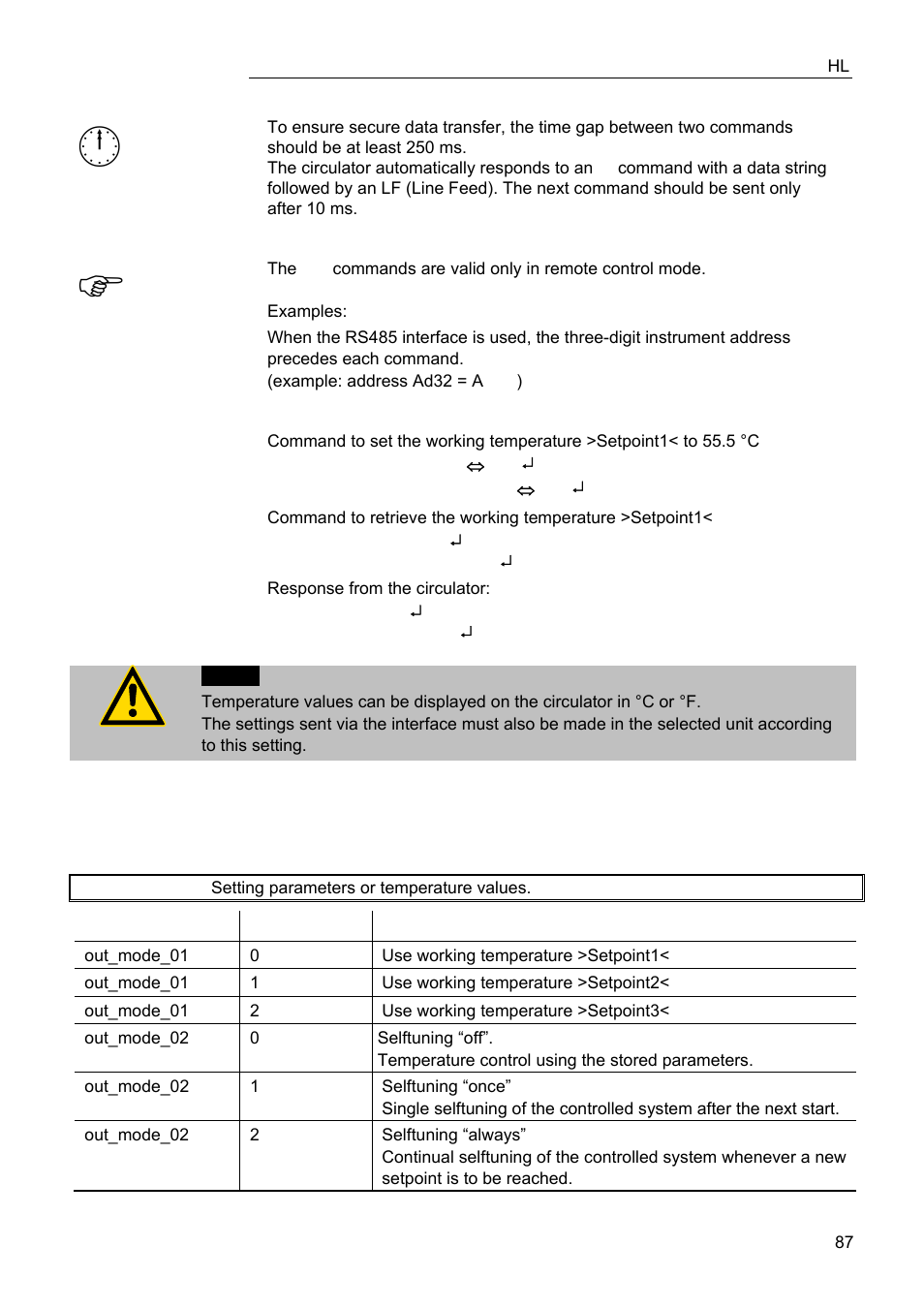 JULABO FPW50-HL Refrigerated Circulators User Manual | Page 87 / 94