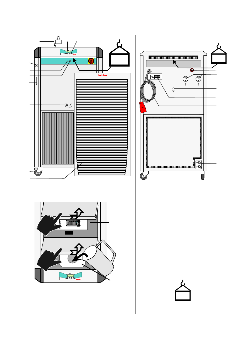 Operating controls and functional elements | JULABO FLW11006 Recirculating Coolers User Manual | Page 18 / 34