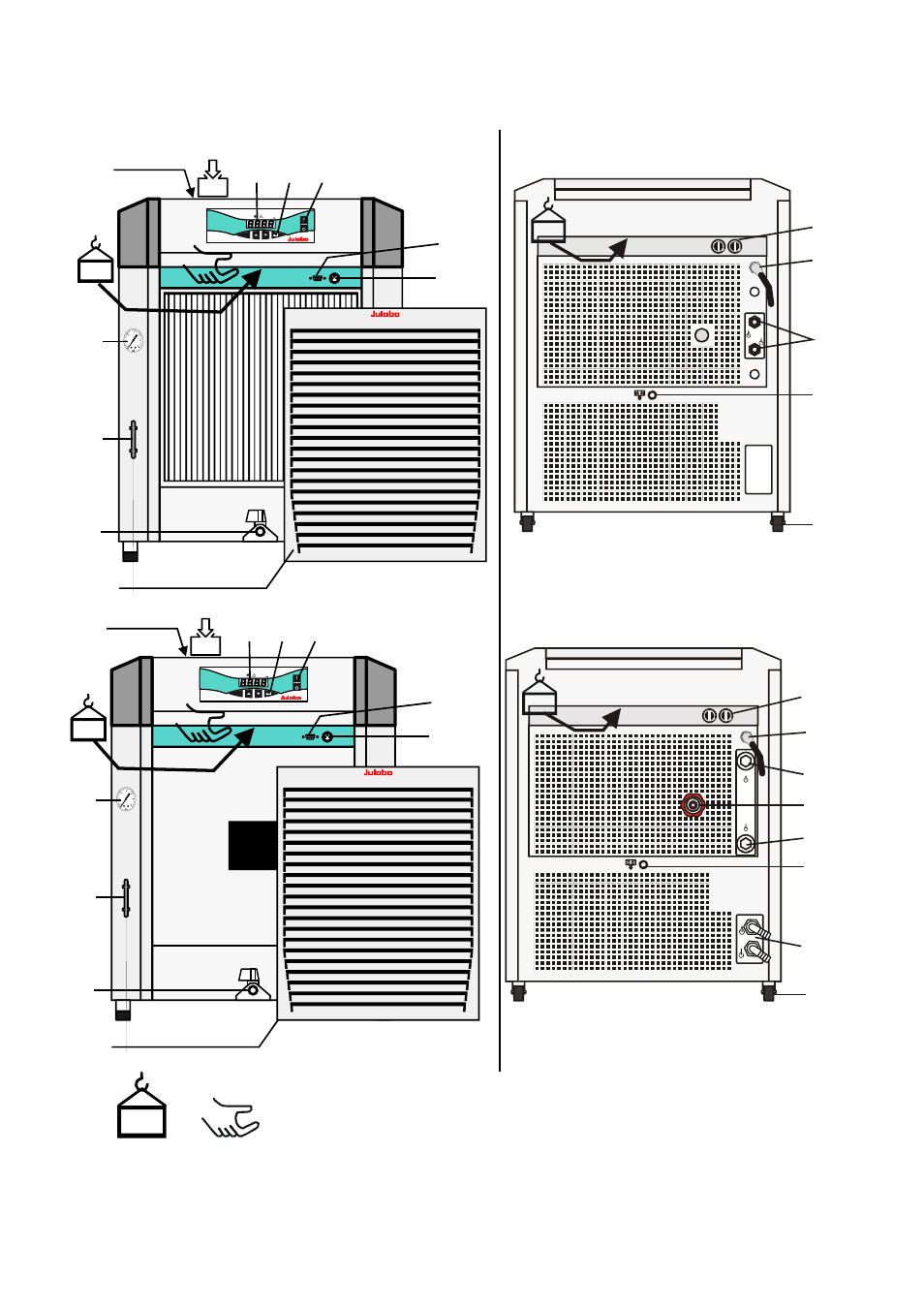 Operating controls and functional elements | JULABO FLW1703 Recirculating Coolers User Manual | Page 18 / 33