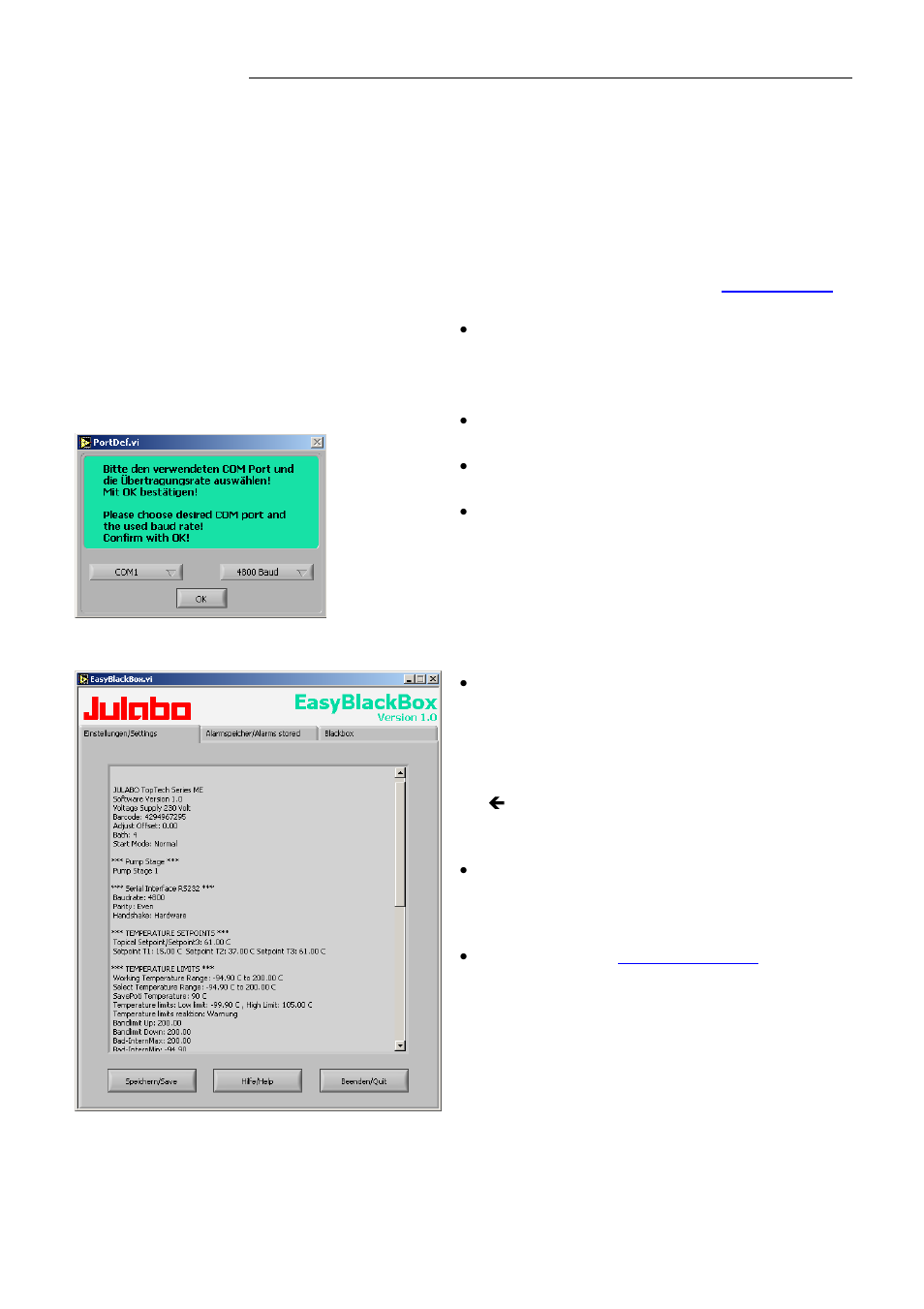 Julabo service – online remote diagnosis | JULABO FK31-SL Calibration Baths User Manual | Page 87 / 88