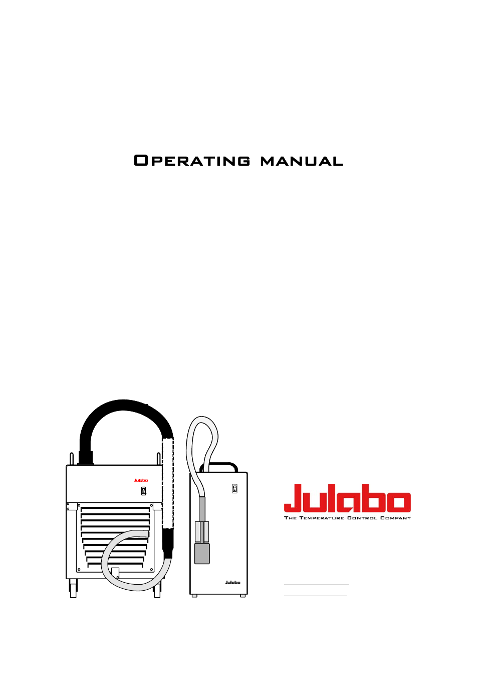JULABO FD200 Flow-Through Cooler User Manual | 20 pages