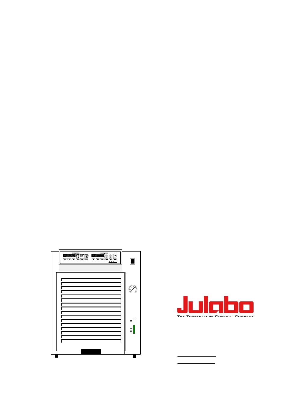 JULABO FCW1600_1600S Recirculating coolers User Manual | 37 pages