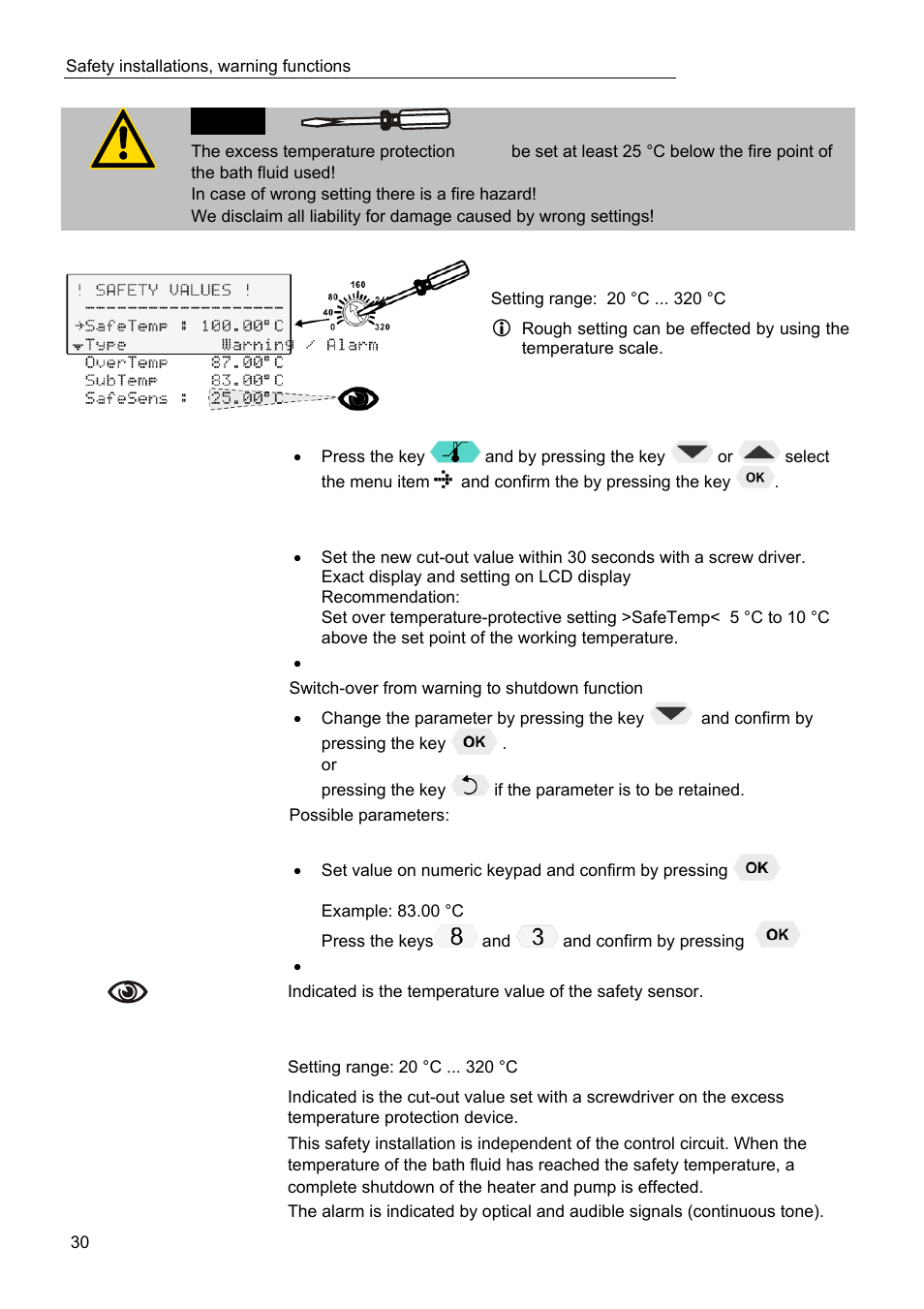 JULABO FW95-SL Ultra-Low Refrigerated Circulator User Manual | Page 30 / 93