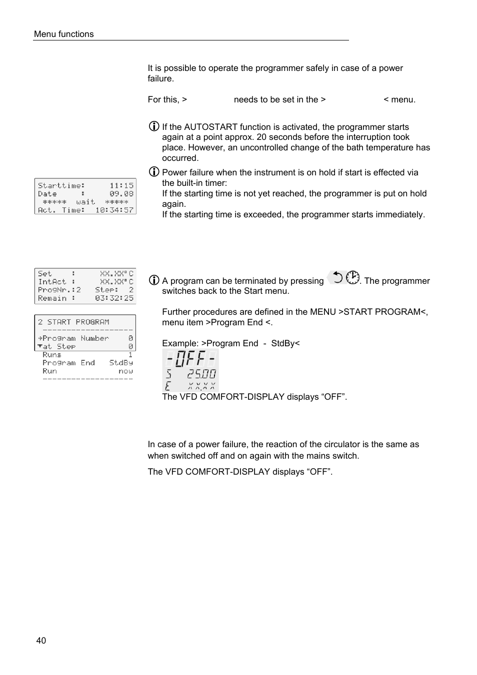 JULABO FW95-SL Ultra-Low Refrigerated Circulator User Manual | Page 40 / 93