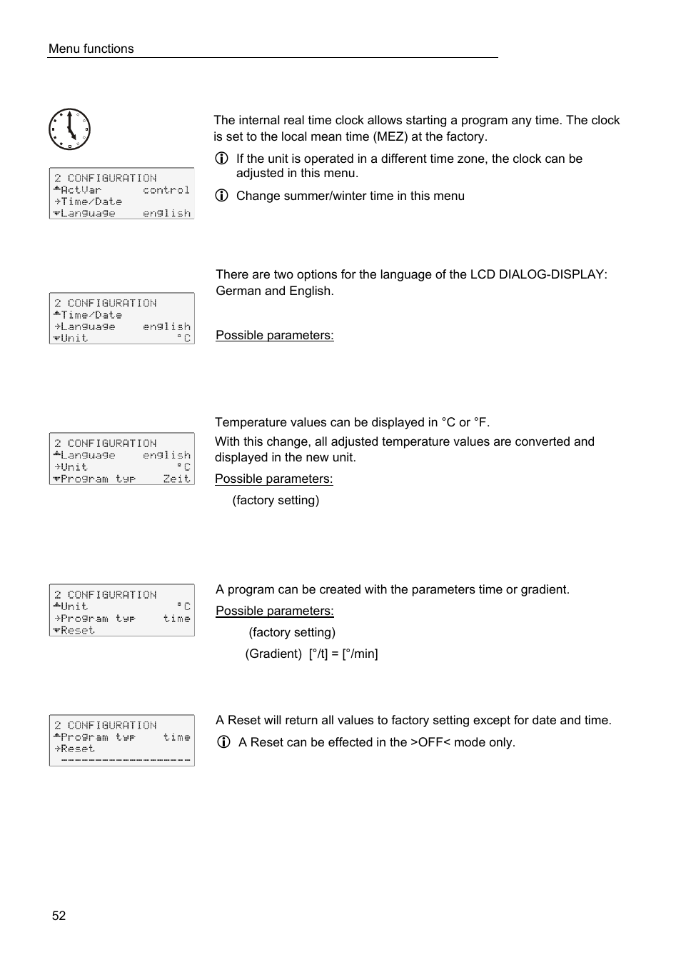 JULABO FW95-SL Ultra-Low Refrigerated Circulator User Manual | Page 52 / 93