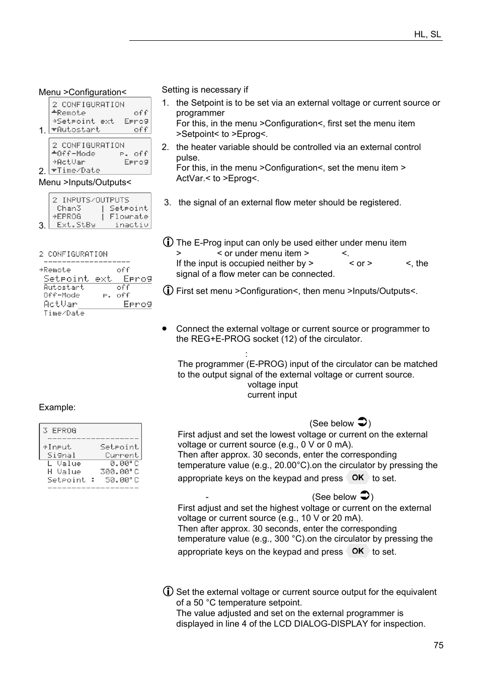 JULABO FW95-SL Ultra-Low Refrigerated Circulator User Manual | Page 75 / 93