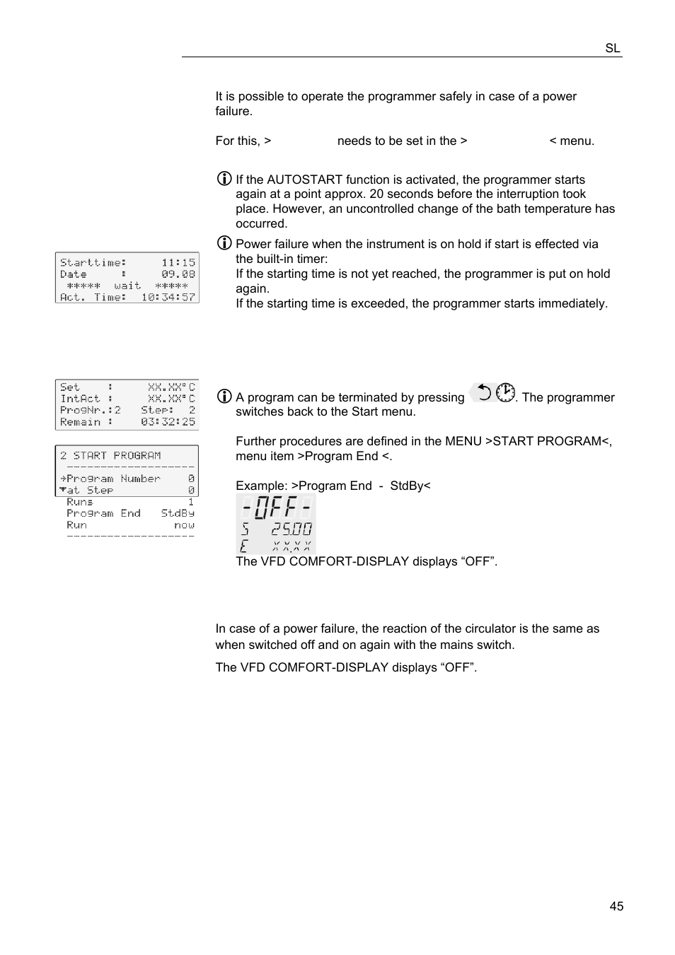 JULABO FPW91-SL Ultra-Low Refrigerated Circulators User Manual | Page 45 / 103