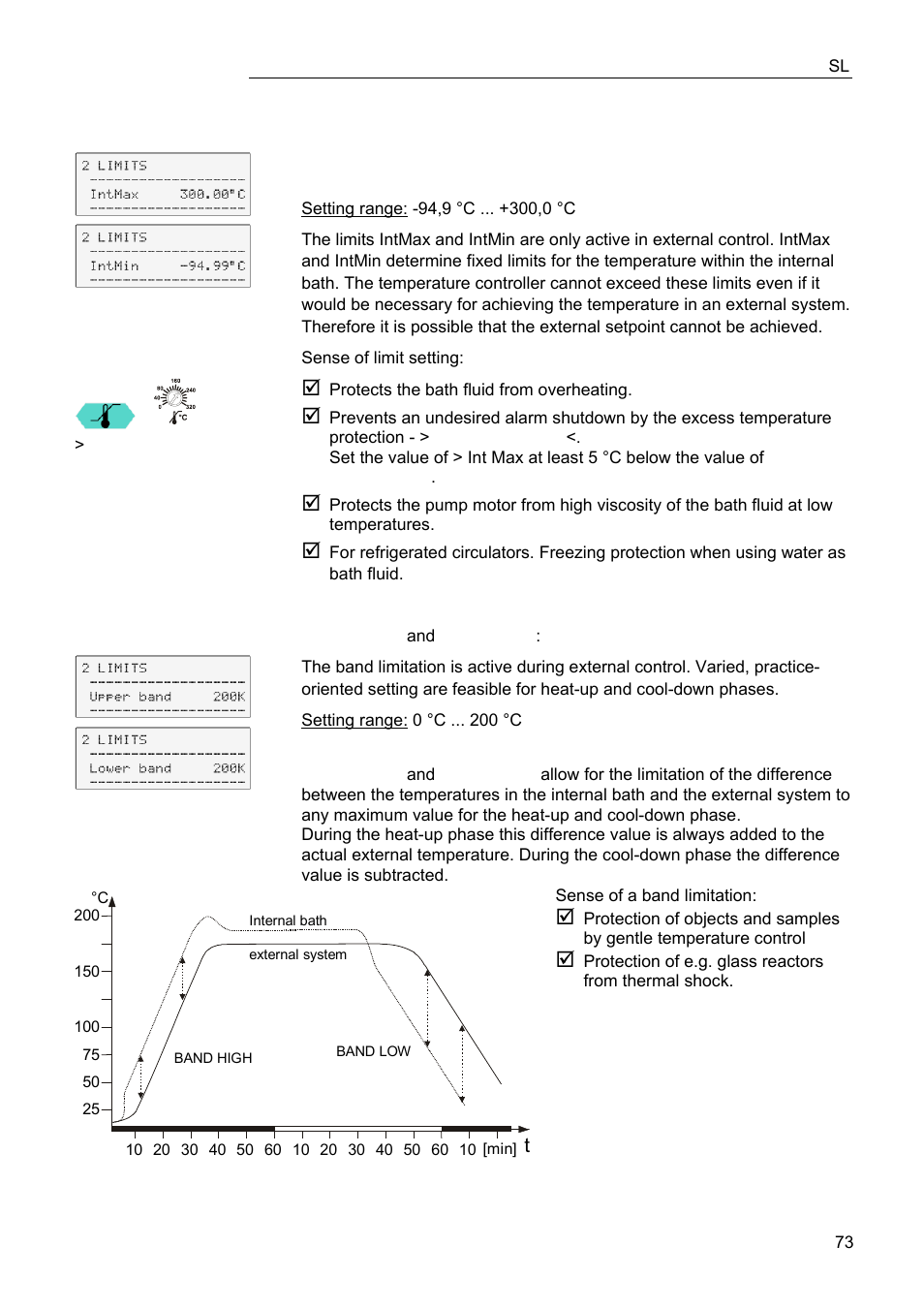 JULABO FPW91-SL Ultra-Low Refrigerated Circulators User Manual | Page 73 / 103