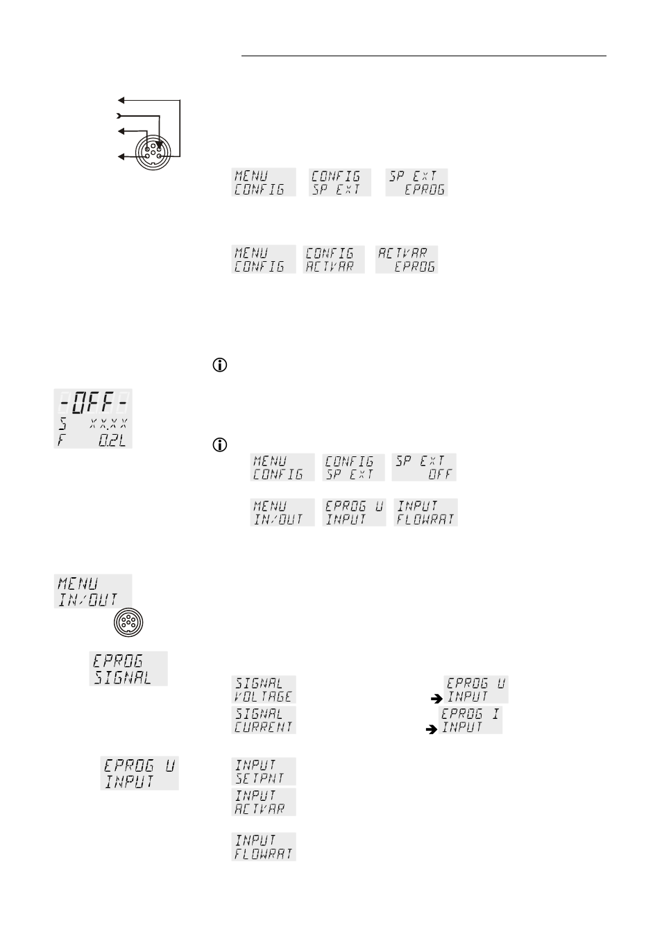 Input of the connector - reg+e-prog | JULABO FP45-HE Refrigerated and Heating Circulators User Manual | Page 63 / 79