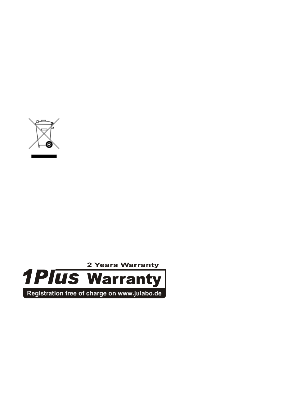 Disposal, Warranty conditions | JULABO FP45-HE Refrigerated and Heating Circulators User Manual | Page 8 / 79