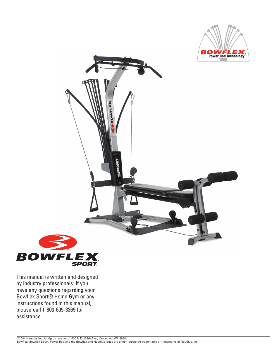 Bowflex Sport Home Gym User Manual | Page 24 / 24