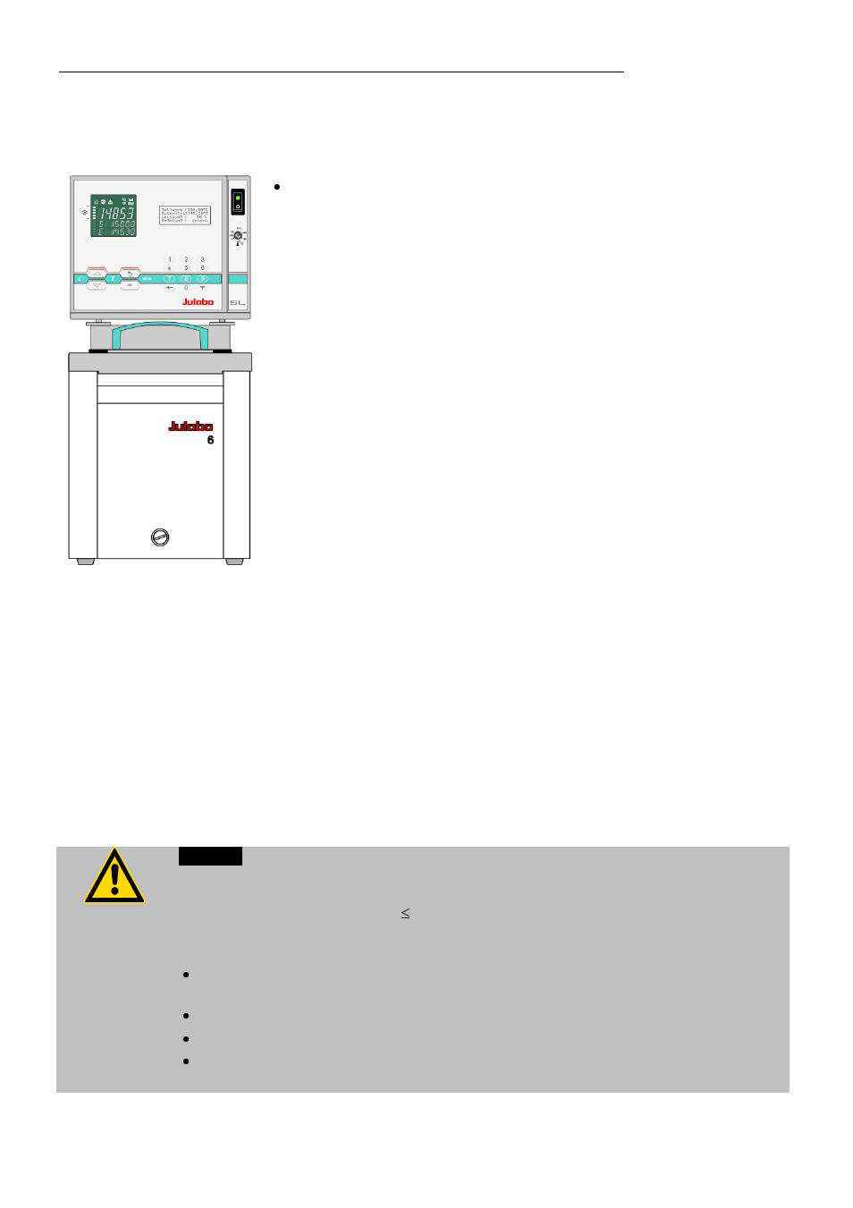 Preparations 5.1. installation, Bath fluids | JULABO SL-26 Heating Circulators User Manual | Page 18 / 89