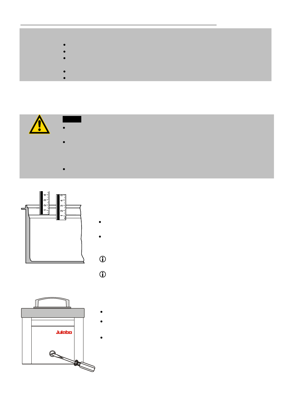 Filling / draining | JULABO SL-26 Heating Circulators User Manual | Page 22 / 89